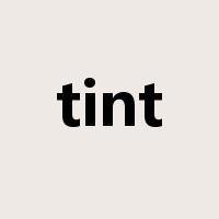 tint是什么意思