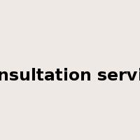 consultation service是什么意思