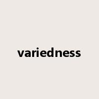 variedness是什么意思