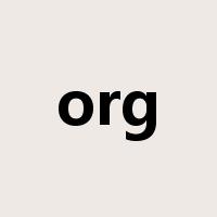 org是什么意思