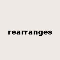 rearranges是什么意思