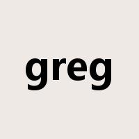 greg是什么意思