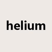 helium是什么意思
