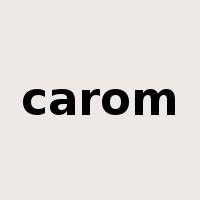 carom是什么意思