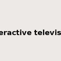interactive television是什么意思