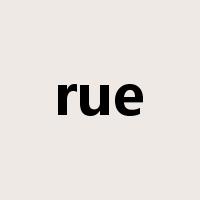rue是什么意思