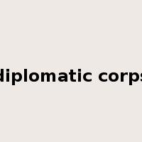 diplomatic corps是什么意思