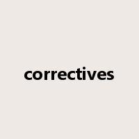 correctives是什么意思