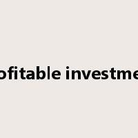 profitable investment是什么意思