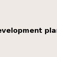 development plans是什么意思