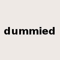 dummied是什么意思