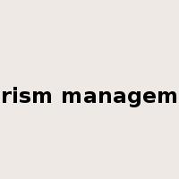 tourism management是什么意思