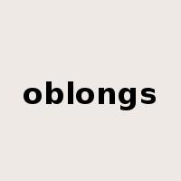 oblongs是什么意思