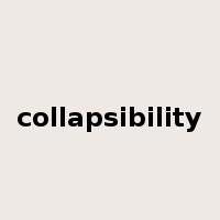 collapsibility是什么意思