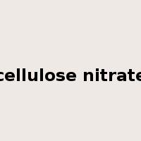 cellulose nitrate是什么意思