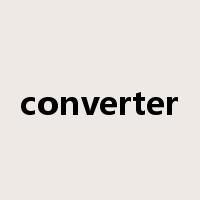 converter是什么意思