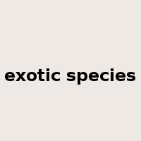 exotic species是什么意思