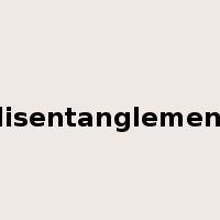 disentanglement是什么意思