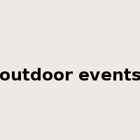 outdoor events是什么意思