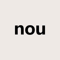 nou是什么意思