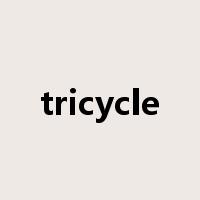 tricycle是什么意思
