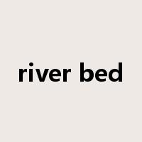 river bed是什么意思