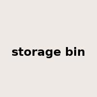 storage bin是什么意思