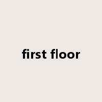 first floor是什么意思