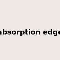 absorption edge是什么意思