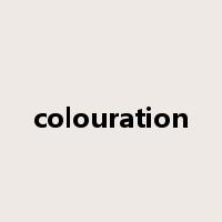 colouration是什么意思