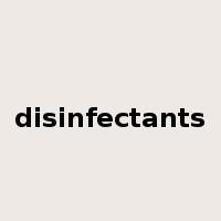 disinfectants是什么意思