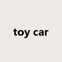 toy car是什么意思