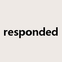 responded是什么意思