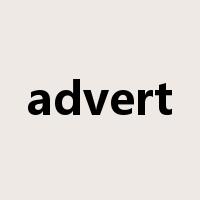 advert是什么意思