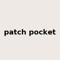 patch pocket是什么意思