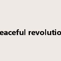 peaceful revolution是什么意思