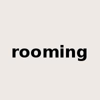 rooming是什么意思