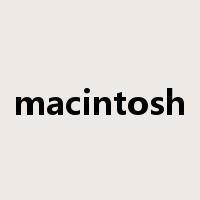 macintosh是什么意思