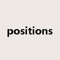 positions是什么意思