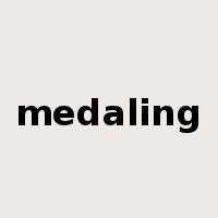 medaling是什么意思