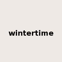 wintertime是什么意思