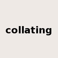 collating是什么意思