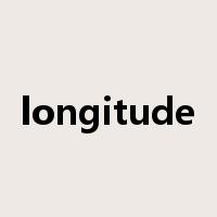 longitude是什么意思