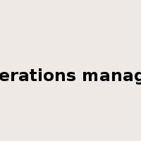 operations manager是什么意思