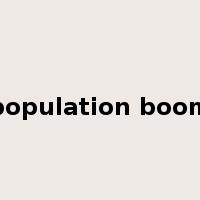 population boom是什么意思