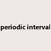 periodic interval是什么意思
