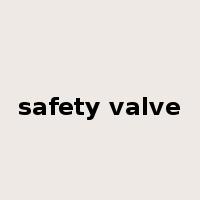 safety valve是什么意思