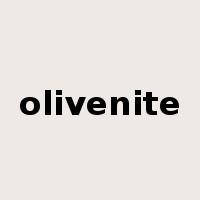 olivenite是什么意思