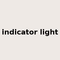 indicator light是什么意思