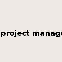a project manager是什么意思